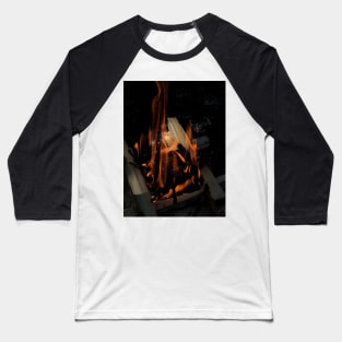 Log fire 1 Baseball T-Shirt